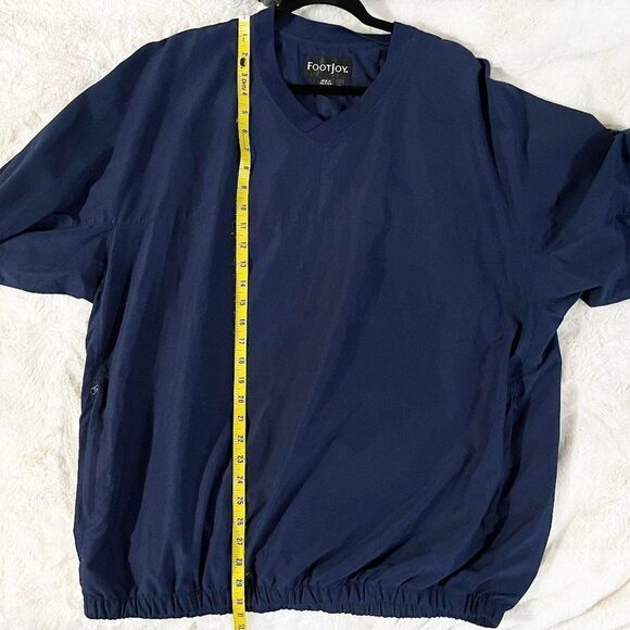 FootJoy Dark Blue Golf Pullover Windbreaker Rain Jacket Size XL NWOT‎ - Picture 8 of 11